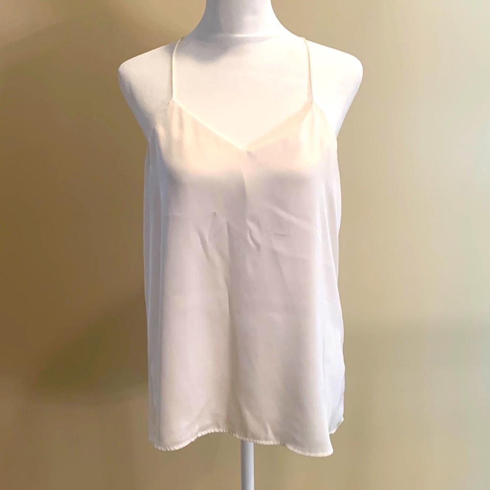 Satin White Express Cami S
